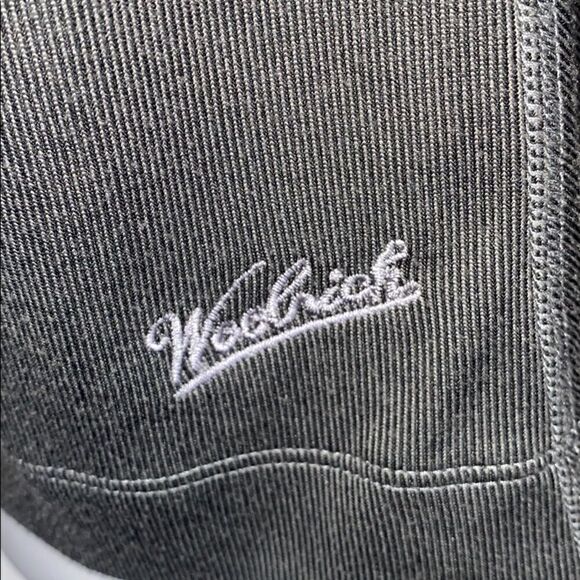 WOOLRICH Charcoal Lightweight Zip Hoodie-S - Picture 5 of 8
